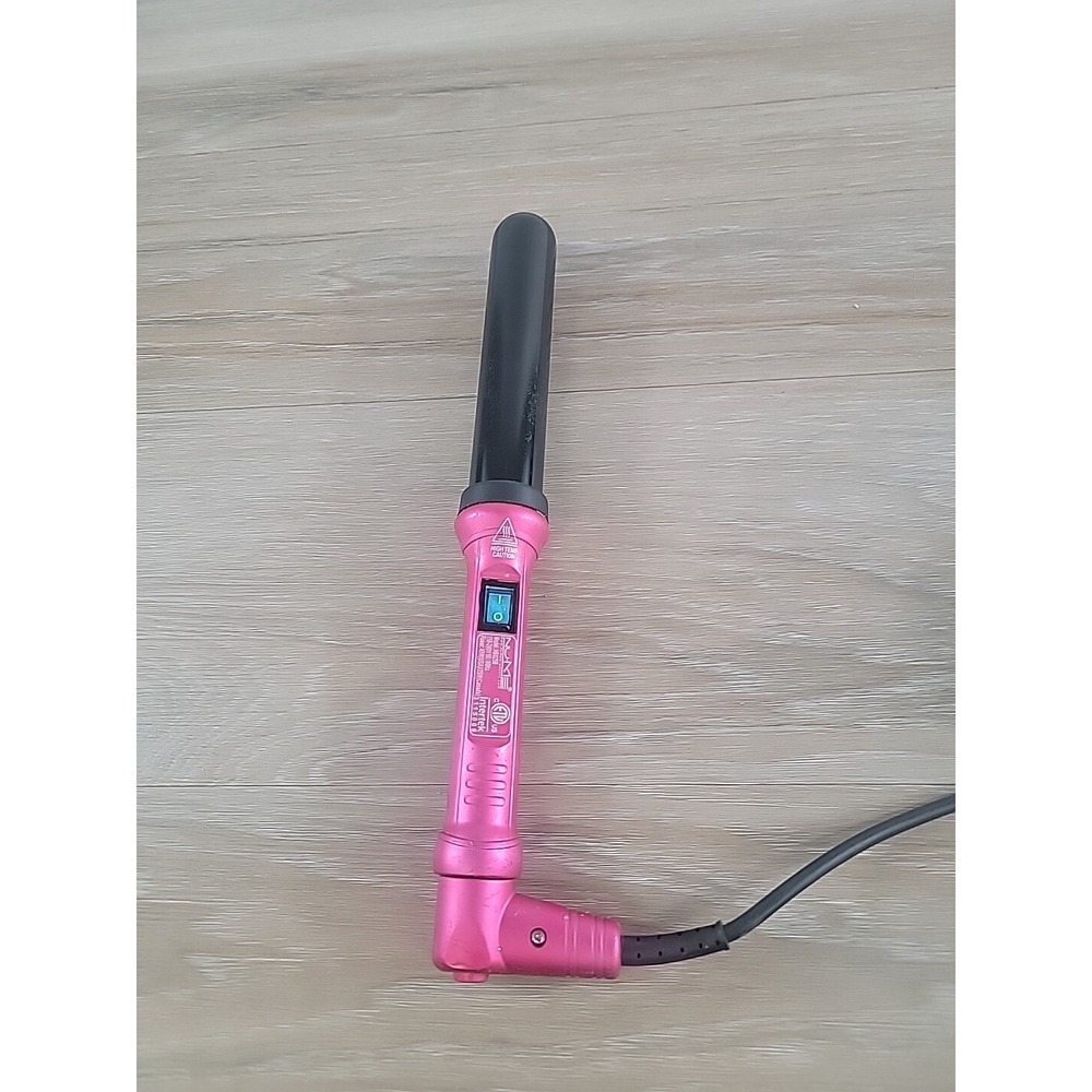Nume HB025B Hot Pink Tourmaline Ceramic Swivel Cord Curling Wand 30W Works